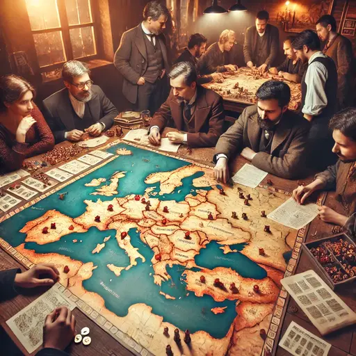 People playing Diplomacy